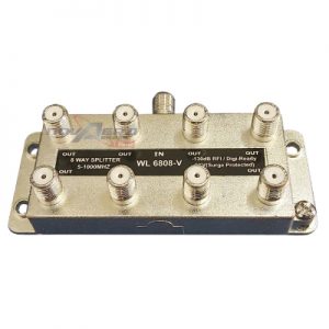 Divisor de Sinal 8 Saídas 1 GHZ Solder Back WL 6808-V